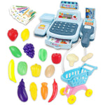 Cash House Toys Electronic Game Lighting And Sound Effects Supermarket Cashier Toys