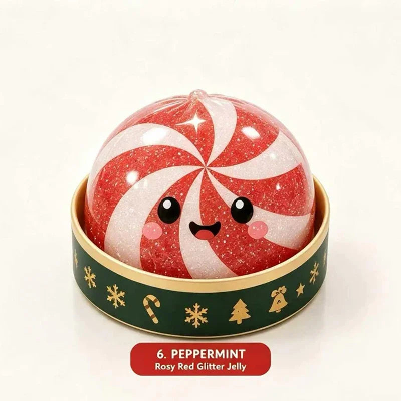 Christmas Dumpling Squishy Toy — Snowman, Santa & Elk Squeeze Ball | Holiday Gift