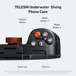 TELESIN Diving Waterproof Phone Case Universal Phone Camera with Remote Control