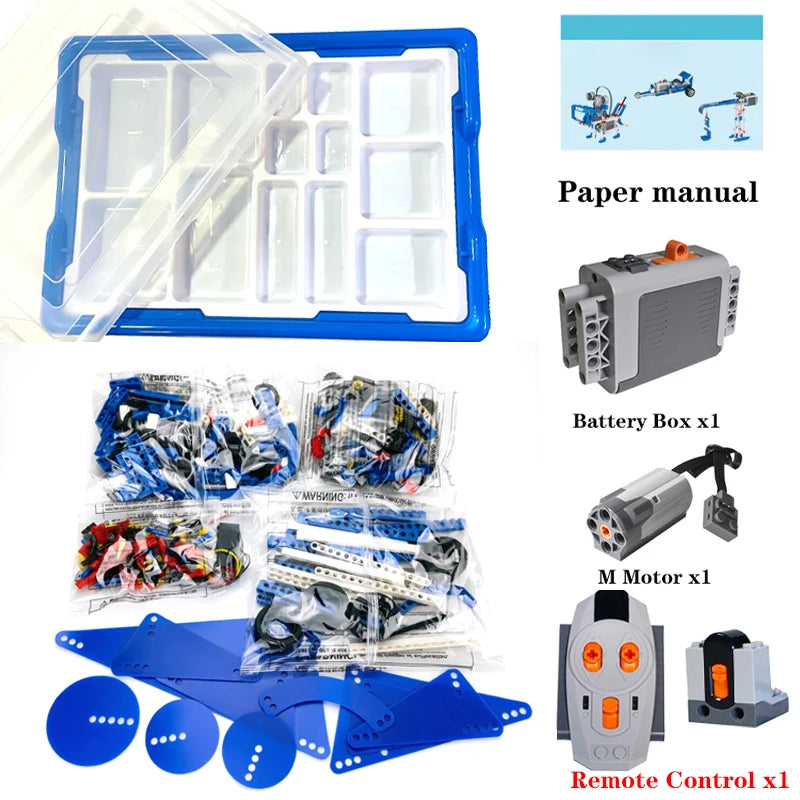 STEM 9686 Educational Set Technical Simple and Motorized Building Blocks
