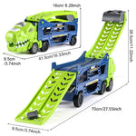 Dual-mode Transformable Track Car - Tyrannosaurus Rex, Shark-headed Car Truck