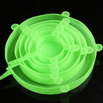 6 Pcs Silicone Cover Stretch Lids for Kitchen Microwave Food Covers Bowl Caps Elastic Silicone