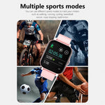 Sport Fitness Clock Health Monitor Waterproof Smartwatch Wireless
