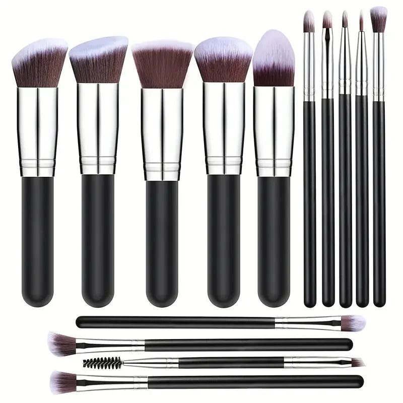 14-18Pcs Premium Synthetic Makeup Brushes Set Foundation Powder