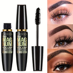 4D Black Mascara Thickening, Lengthening, Curling, Waterproof Liquid Fiber Mascara
