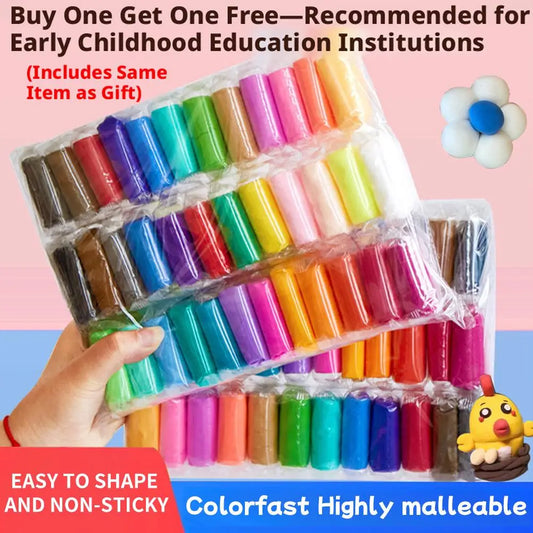 12/24/36PCS Air Dry Clay Ultra Light and Air Dry Clay for Children Non-Toxic and Eco-Friendly