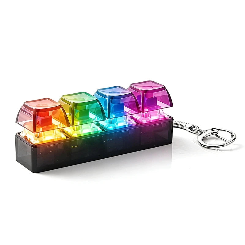 Funny Keyboard Fidget Keychain