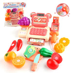 Cash House Toys Electronic Game Lighting And Sound Effects Supermarket Cashier Toys