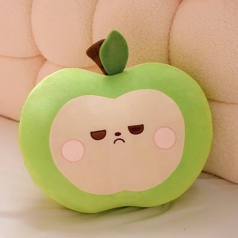 Squishy Red or Green Apple Plush Toy Pillow