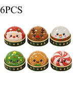 2026 Christmas Dumpling Squishy Snowman Elk Santa Claus Squeeze Ball with Box Stress Relief Merry Christmas New Year XMAS Gift