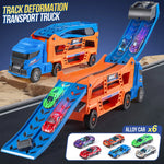 Dual-mode Transformable Track Car - Tyrannosaurus Rex, Shark-headed Car Truck