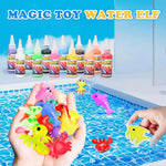 Magic Gel Water Beads Toy: 12-Pack DIY Fairy Garden Kit with Molds, STEM Sensory Squishy Toys,