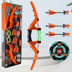 Outdoor Shooting Game Whistle Bow Arrow Set Portable Outdoor Sports Entertainment Toy