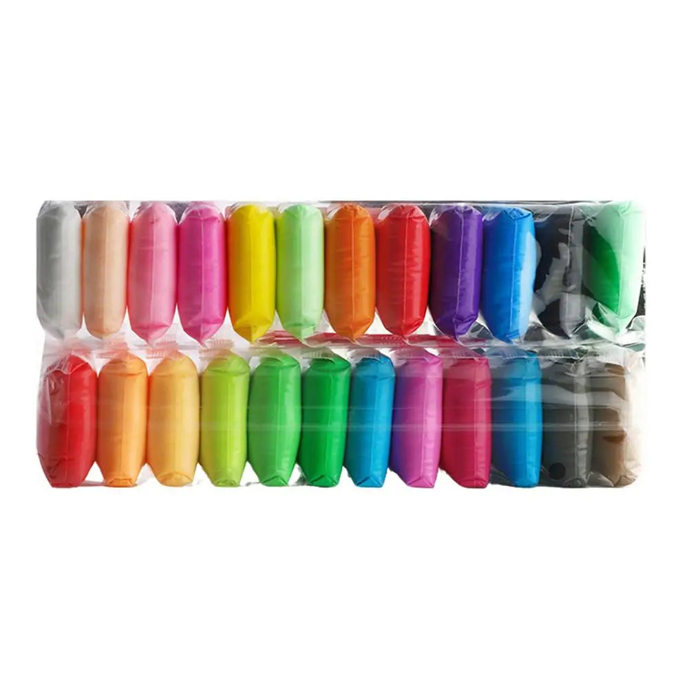 12/24/36PCS Air Dry Clay Ultra Light and Air Dry Clay for Children Non-Toxic and Eco-Friendly