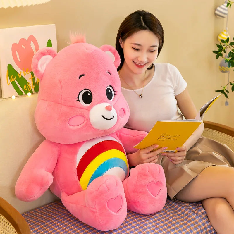 Carebears Kawaii Rainbow Bear Plush Toys 30CM