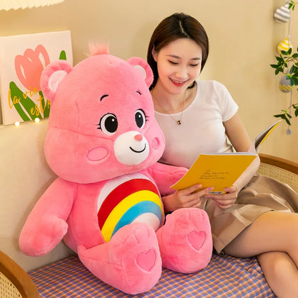 Carebears Kawaii Rainbow Bear Plush Toys 30CM