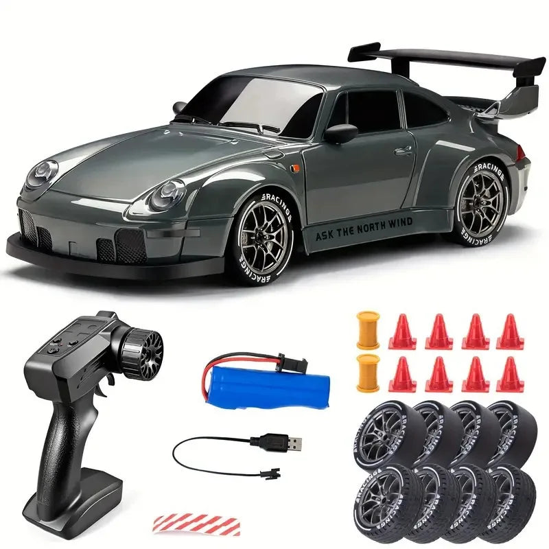1: 24 Speed Four-wheel Drive RC Drift Remote Control Car 2.4G Remote Control Racing Car Children Electric Toy Christmas Gift
