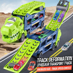 Dual-mode Transformable Track Car - Tyrannosaurus Rex, Shark-headed Car Truck