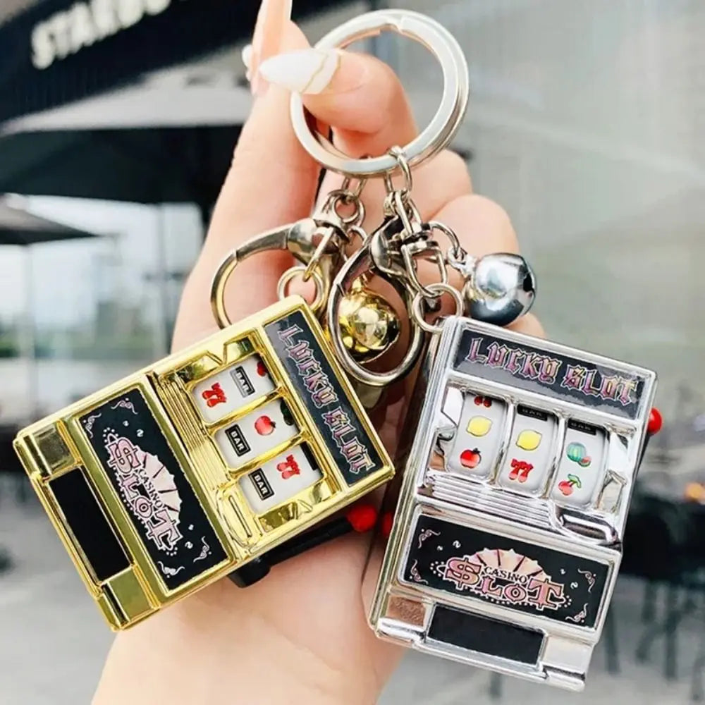 Mini Gambling Slot Machine Key Chains