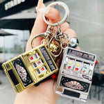 Mini Gambling Slot Machine Key Chains