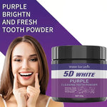 Purple Tooth Cleaning Powder - Sulfate-Free, Deep Cleaning and Polishing, Whitens Teeth in 5 Days