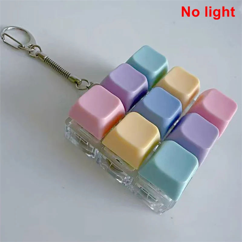 Funny Keyboard Fidget Keychain