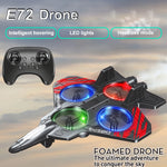 High Performance foam aircraft stunt intelligent fixed height hover 360 ° turn UAV remote LED lights