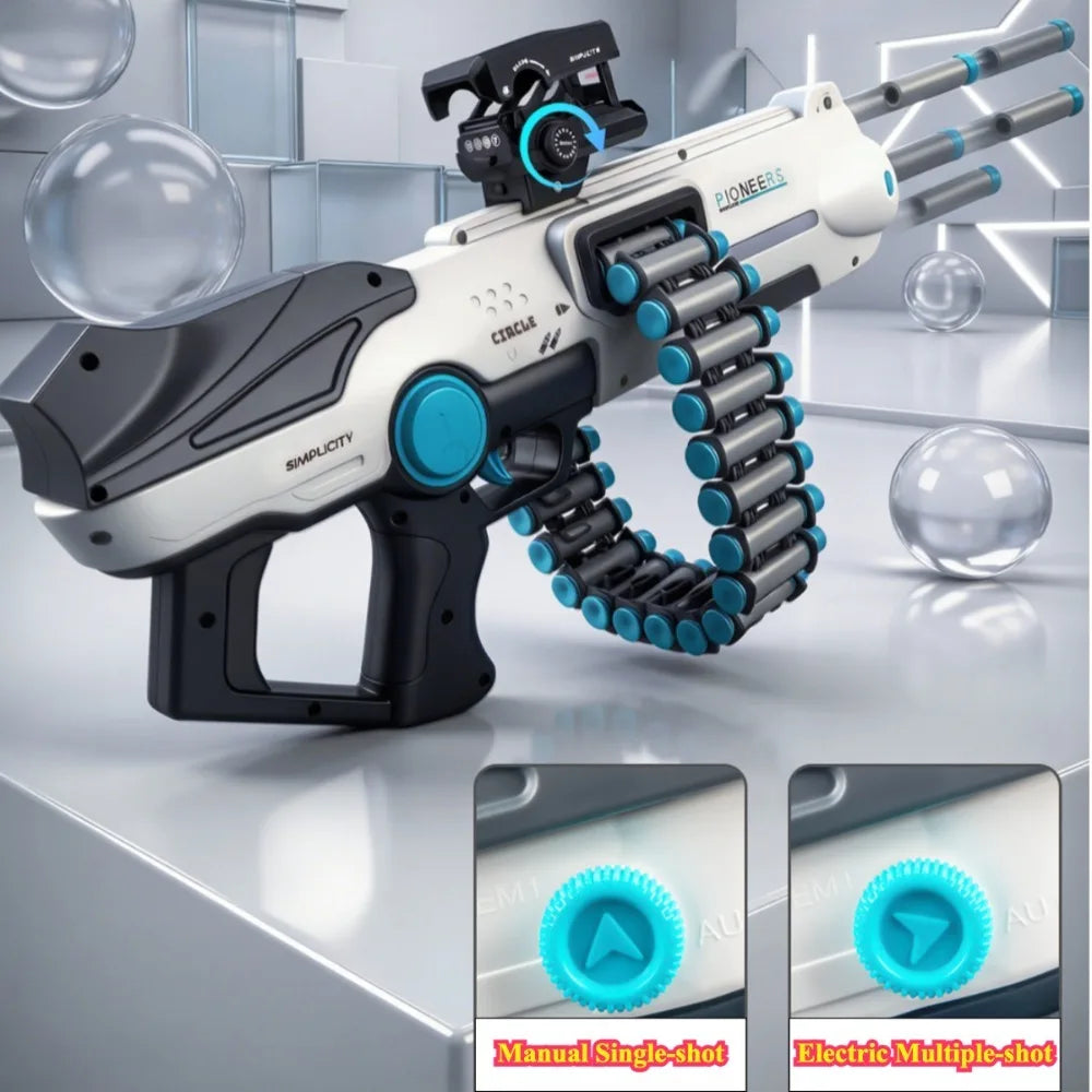 Dual Mode Electric & Manual Soft Bullet Toy Gun