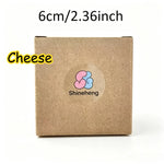 Coconut Oil Cheese Butter Stick Squishy Blind Box Moldable Stress Ball Butter Cheese Bar Squeeze Fidget Toy Decompress Vent Toy