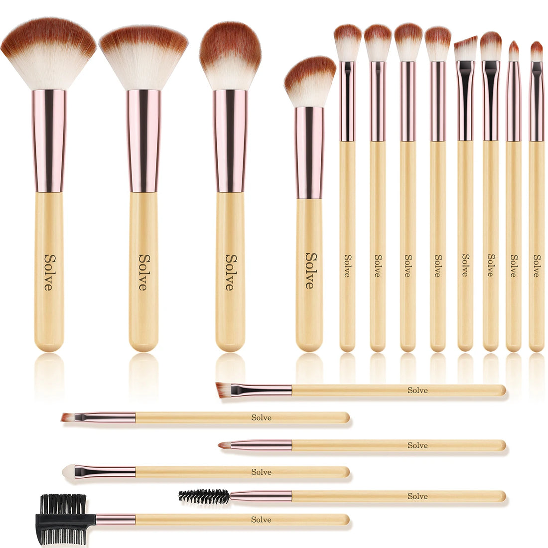 14-18Pcs Premium Synthetic Makeup Brushes Set Foundation Powder