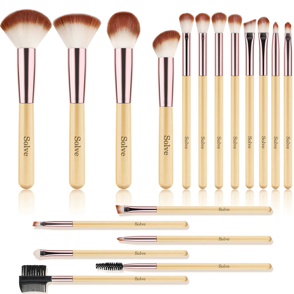 14-18Pcs Premium Synthetic Makeup Brushes Set Foundation Powder