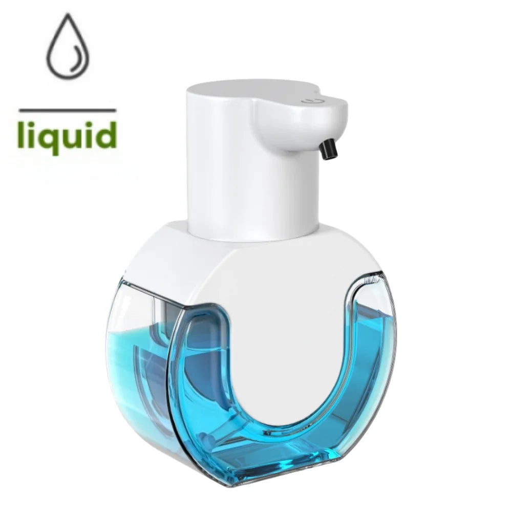 Automatic Foaming Soap Dispenser Touchless, 450ml USB Rechargeable Wall Mount Sensor