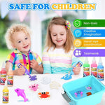 Magic Gel Water Beads Toy: 12-Pack DIY Fairy Garden Kit with Molds, STEM Sensory Squishy Toys,