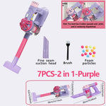 Kids Vacuum Cleaner Toy Electric Realistic Pretend Play Housekeeping Cleaning Set for Toddlers