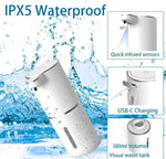 Automatic Foaming Soap Dispenser Touchless, 450ml USB Rechargeable Wall Mount Sensor