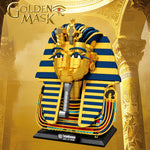 DIY Egyptian Pharaoh Golden Mask Building Blocks Creative STEM