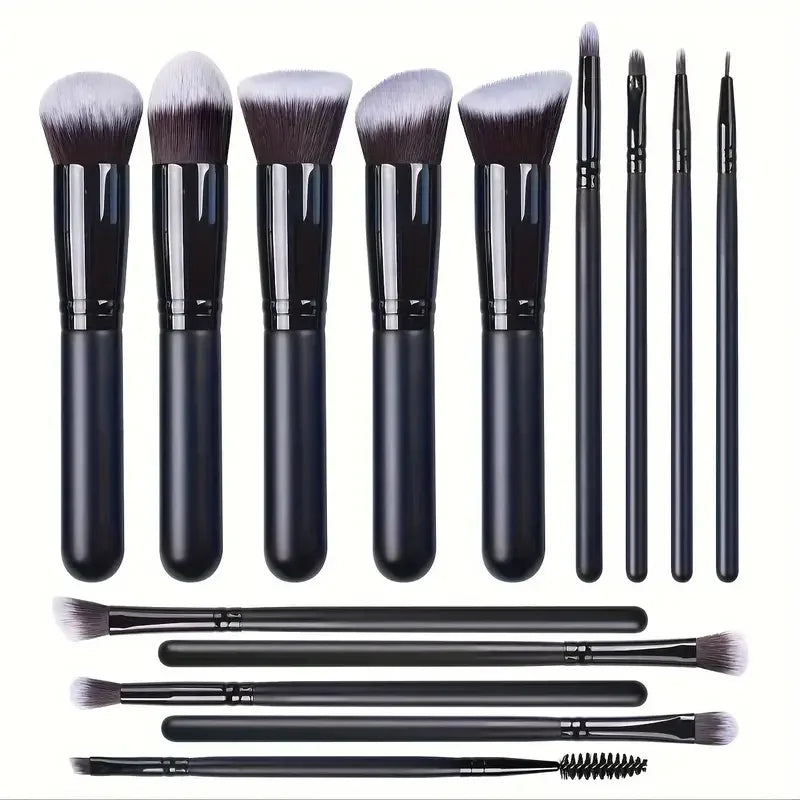 14-18Pcs Premium Synthetic Makeup Brushes Set Foundation Powder