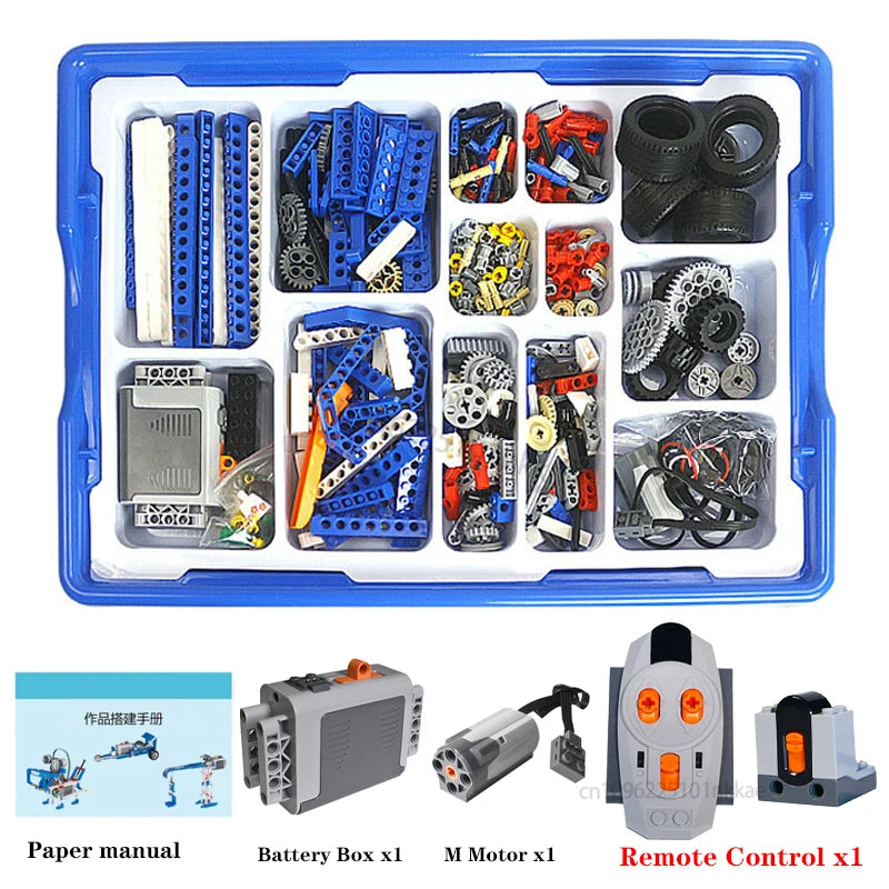 STEM 9686 Educational Set Technical Simple and Motorized Building Blocks