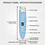 Unicorn Low Temperature 3D Printing Pen for Kids Safe 3D Drawing Pen with LED Display