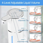 Automatic Foaming Soap Dispenser Touchless, 450ml USB Rechargeable Wall Mount Sensor