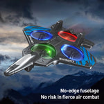 High Performance foam aircraft stunt intelligent fixed height hover 360 ° turn UAV remote LED lights