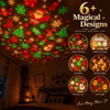 New Christmas Tree Design Projector Light USB Powered Christmas Night Light Ceiling Projector Indoor for Holiday Home Decor Xmas