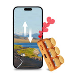 Bluetooth-compatible Multi-functional Keyboard Page Turner Fingertip Page Turner for Phone Taking Photos Camera Video