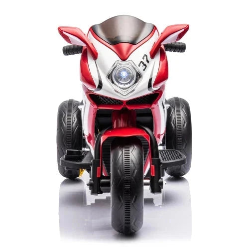 Plastic Red 6V Kids Electric Motorcycle Kids Toys Motorcycle