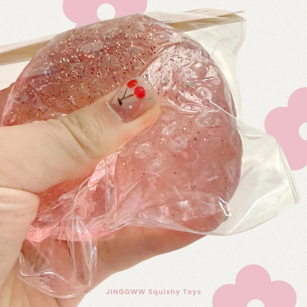 Big Strawberry Squeeze Taba Squishy Toy Kawaii Red Pink Squishies Fidget Toy Fruits Vegetables Soft Girl Birthday Gift Toy