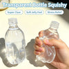 Transparent Water Bottle Squishy Toy Clear Jelly Squeeze Fidget Toy Slow Rising Stress Relief Decompression Desk Toy Gift