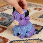 NeeDoH Scottish Highland Cow Squishy Slow Rebound Anxiety Relief Fidget Toy Squishy Toys Juegos Para Niños,Cheese Squishy