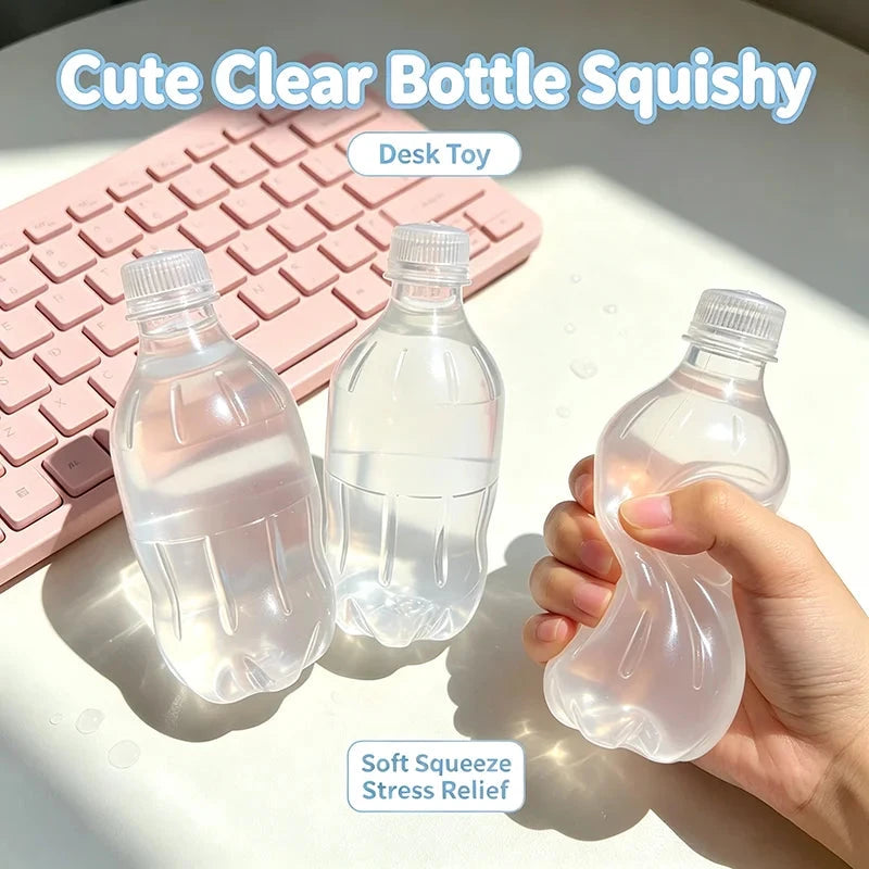 Transparent Water Bottle Squishy Toy
