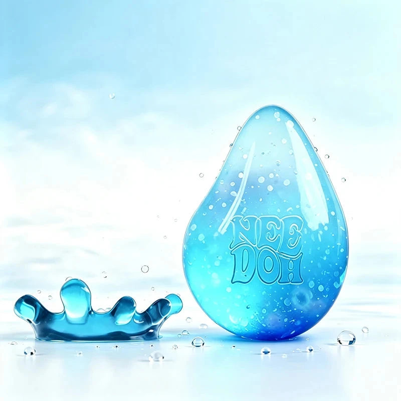 Schylling Needoh Dream Drop Raindrop Squishy Sensory Toy Maltose Slow Rebound Non-toxic Anxiety Relief Autism Portable Toy Gift