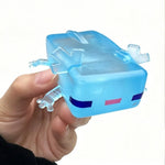 Transparent Cube Axolotl Squishy Toy Maltose Jelly Salamander Fidget Squeeze Slow Rising Stress Relief Sensory Vent Toys Kids.